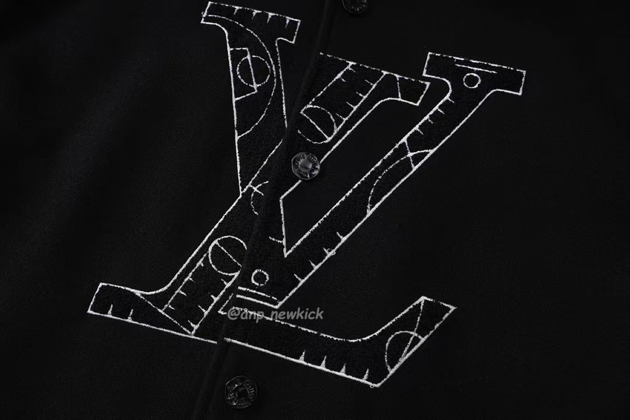 Louis Vuitton X Nba Leather Basketball Jacket Black (4) - newkick.vip